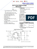 Ucc280X-Q1 Low-Power Bicmos Current-Mode PWM Controllers: 1 Features 2 Applications