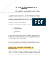 Sistema de Costos Por Órdenes Específicas de Producción