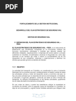 Plan Estrategico de Seguridad Vial Transandino 1