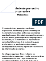 Mantenimiento Preventivo y Correctivo