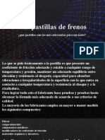 Las Pastillas de Frenos