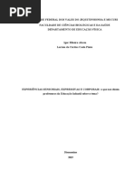 Experiencias Sensoriais, Expressivas e Corporais