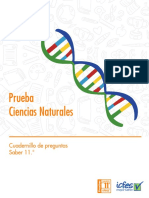 Cuadernillo de Preguntas Ciencias Naturales Saber 11-2021