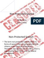 Non-Protected Speech: Wiley Davis Byron Hines