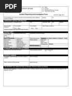 Construction Incident Investigation Report Template