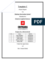 Template C: "Railway Reservation System"