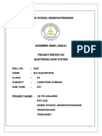 Project 1 - Class 11 - Electronic Shop System