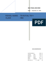 Sea Trial Form TB ROYAL TB 9