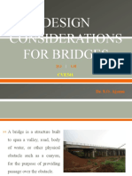 Design Considerations For Bridges - WEEK 3 LECTURE NOTES