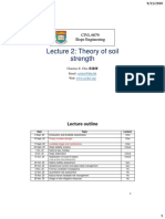 Lecture 2 - Theory of Soil Strength