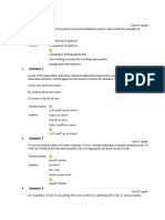 0 Out of 2 Points: An Example of An Accounting Record Control To Address The Risk of Inaccurately