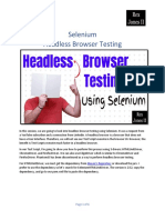 Selenium Headless Browser