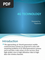 4G Technology: Presented By:-Vijaylaxmi