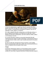 Filosofia Contemporanea