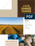 Jayashree Textiles Linen Yarn Brochure