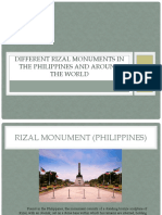 Different Rizal Monuments in The Philippines and Around The World