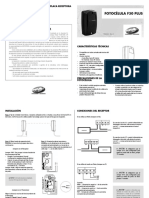 Manual Fotocélula F30 Plus - Rev0 Espanhol
