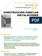 2.5.1. Construcción para Las Instalaciones 2018