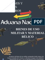 Bienes de Uso Militar y Material Belico