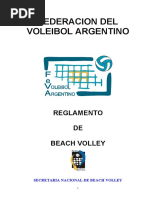 Reglamento Beach Voley - FeVA