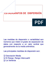 Estadig Dispersión