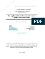 The Implementation of A Stochastic Reactor (Stor) Combustion Model