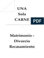 Una Sola Carne Matrimonio Divorcio Recasamiento