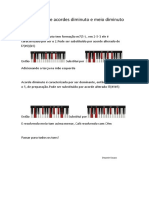 10 Substituição de Acordes Diminuto e Meio Diminuto