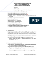 2020 Chemical Energetics Part 1 Tutorial