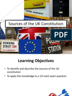 Sources of UK Constitution