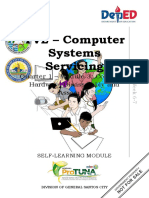 TVL - Computer Systems Servicing: Quarter 1 - Module 3: Computer Hardware Disassembly and Assembly