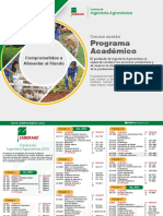 Programa Académico - Ingenieria Agronómica 2019