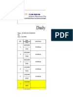 Daily Activity - M Fariz Dwi Prabowo