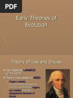 Early Theories of Evolution