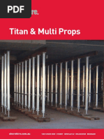 Titan & Multi Props: 1300 Shore Hire Sydney Newcastle Melbourne Brisbane