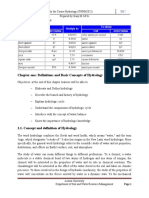 Handout For Hydrology