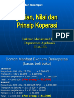 Pengertian, Nilai Dan Prinsip Koperasi