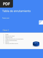 Tabla de Enrutamiento