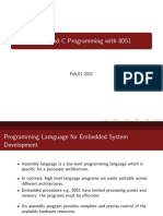 Embedded C Programming With 8051