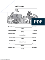 Comparative Adjectives