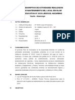 Documento Descriptivo de Actividades Realizadas