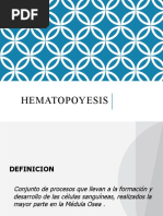 Hematopoyesis 1