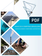 Anais Do II Simpósio Brasileiro de Desenvolvimento Territorial Sustentável - Versão 1.4