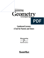 Geometry Condensed Lessons