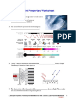 Light Worksheet