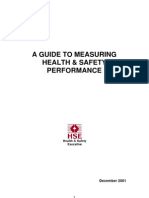 HSG 65 Guide To Measuring H&S Performance 2002