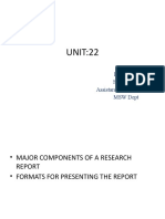 UNIT:22: Lecture By, Shilpa Siby Assistant Professor MSW Dept