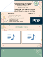 Determinación Del Porcentaje de Amoníaco en Una Sal de Amonio