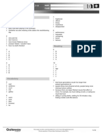 Gateway B1+ Review Test 3 Higher Key PDF