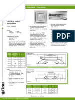 Tmsa - Description Square Ceiling Diffusers (Continued)